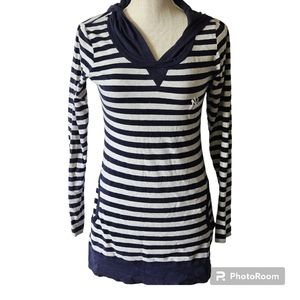 Cutter and Buck Striped Tackle Hoodie